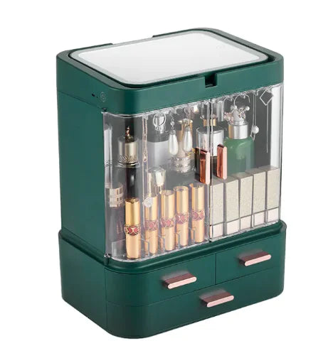 Desktop Organizer with Drawers - Jewelry & Makeup Storage for Vanity