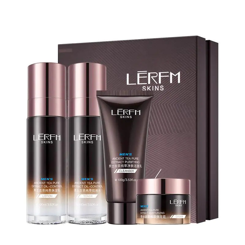 Lunifang Men's Skincare Set - 3-Step Hydration & Oil Control System