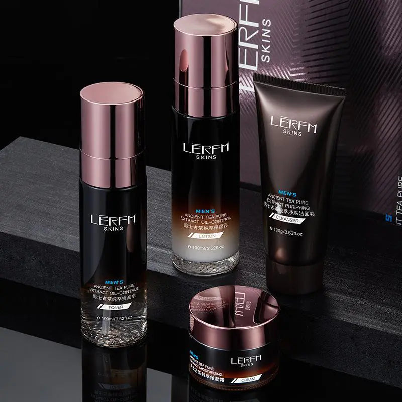 Lunifang Men's Skincare Set - 3-Step Hydration & Oil Control System