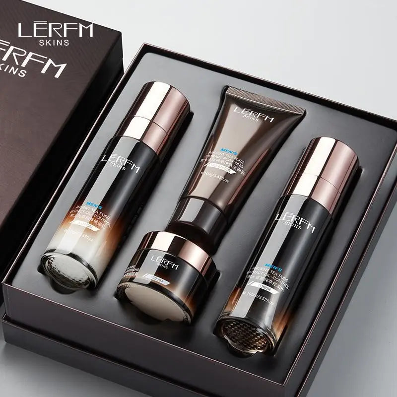 Lunifang Men's Skincare Set - 3-Step Hydration & Oil Control System