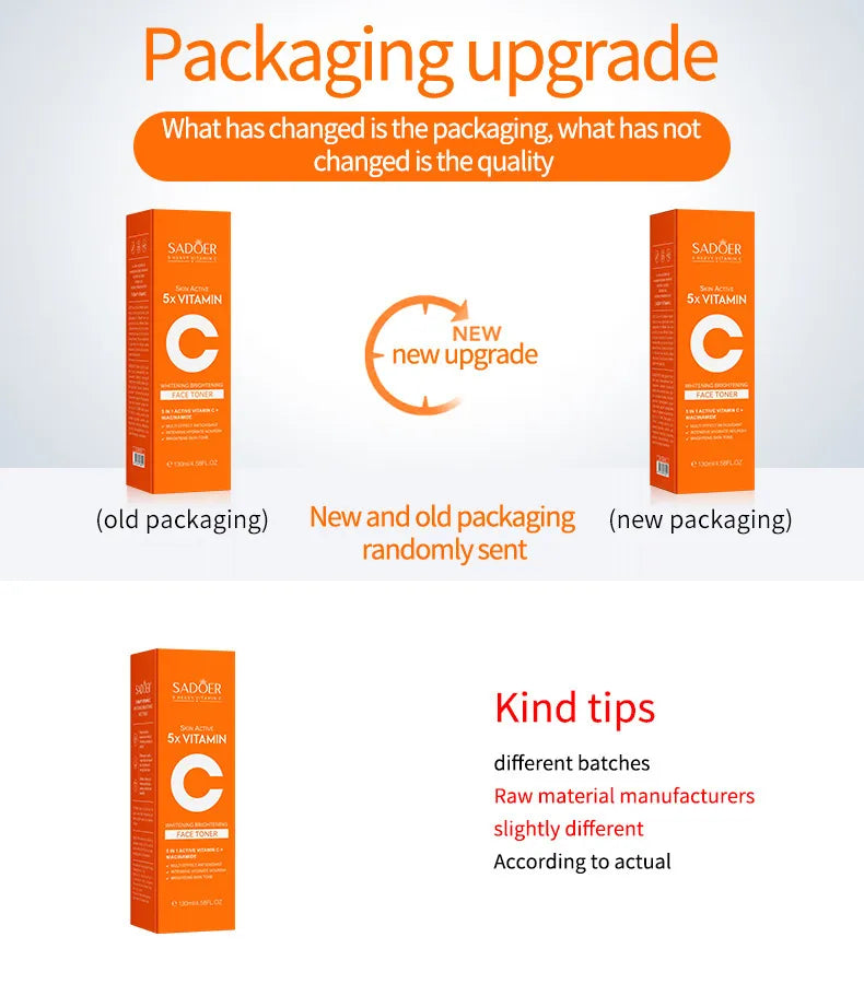 Vitamin C Brightening Skincare Gift Set - Complete Whitening & Radiance Collection