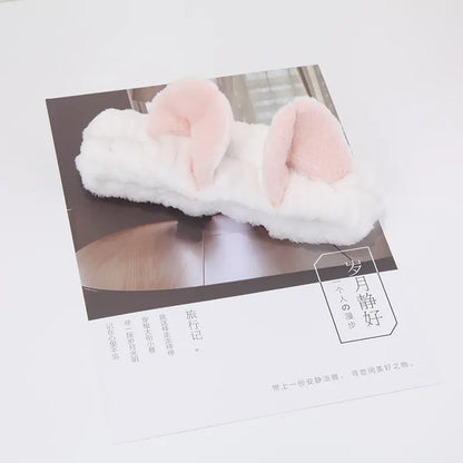 Cat Ear Headband - Soft Spa Headband for Makeup, Skincare & Face Washing