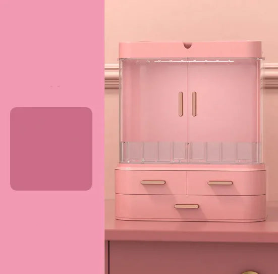 Desktop Organizer with Drawers - Elegant Storage Solution