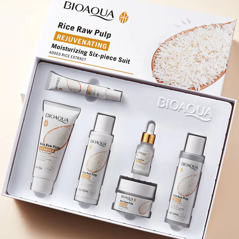 BIOAQUA Radiant Skin Hydration Set - 6-Piece Complete Skincare Collection