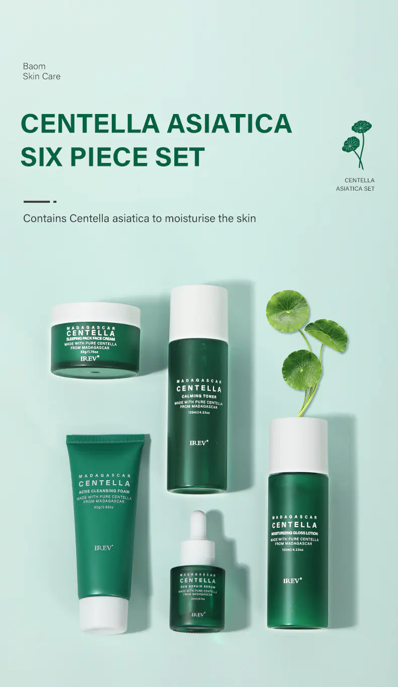 Snow Grass Centella Asiatica Skincare Set - Complete Care