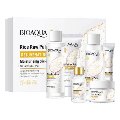 BIOAQUA Radiant Skin Hydration Set - 6-Piece Complete Skincare Collection