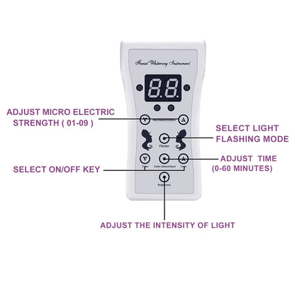 LED Light Therapy Face Mask - 7 Colour Photon Skin Rejuvenation Device