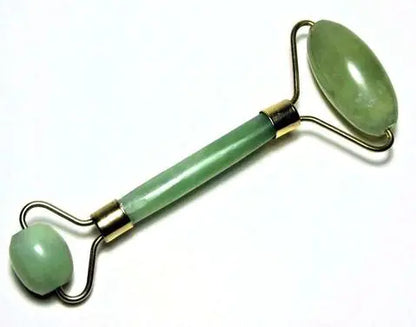 Jade Facial Roller & Gua Sha Set - Natural Stone Beauty Massager