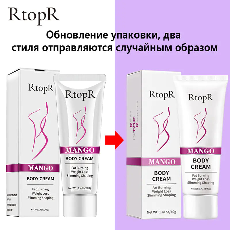 RtopR Mango Body Cream - Hydrating & Firming Tropical Moisturizer 40g