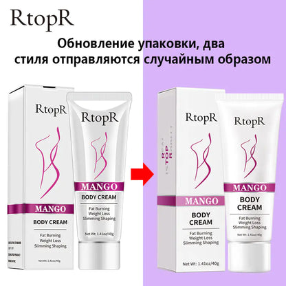 RtopR Mango Body Cream - Hydrating & Firming Tropical Moisturizer 40g