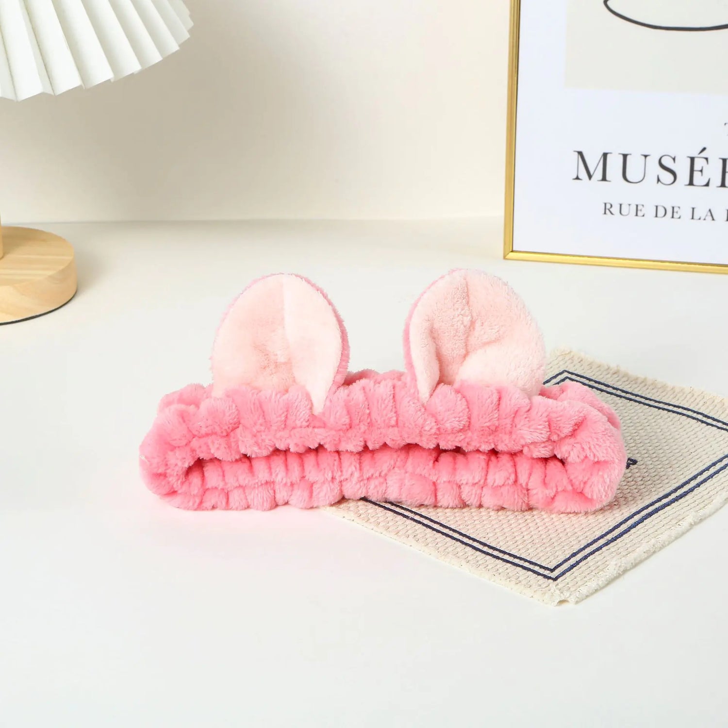 Cat Ear Spa Headband Soft Makeup &amp; Skincare Band