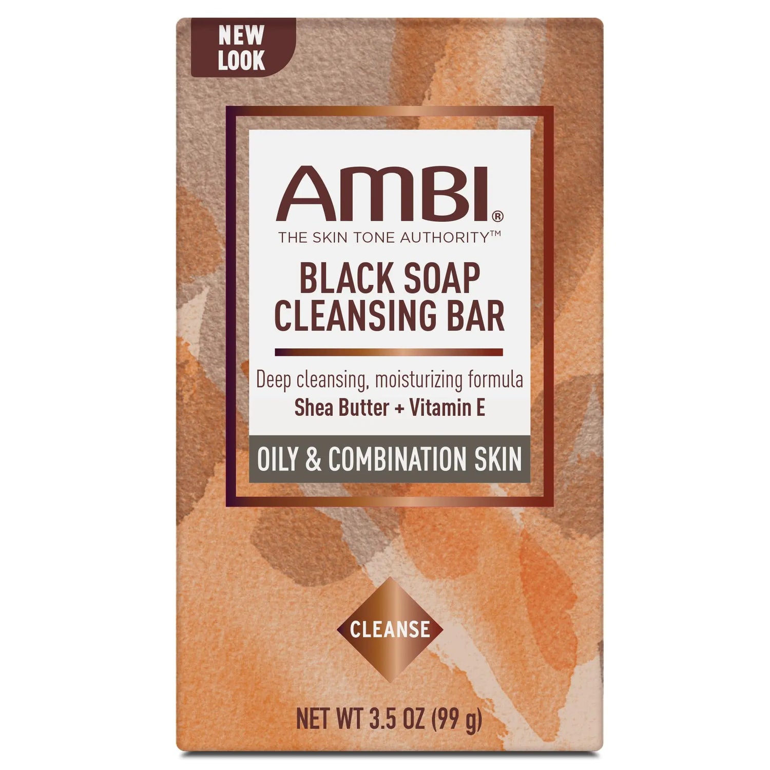 Ambi Skincare Black Soap with Shea Butter - 3.5oz Bars