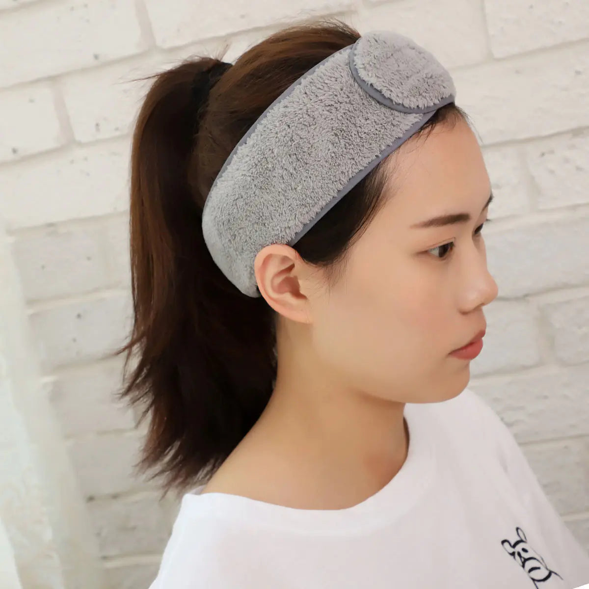 Bow Headband for Makeup & Skincare - Soft Spa Headband for Women