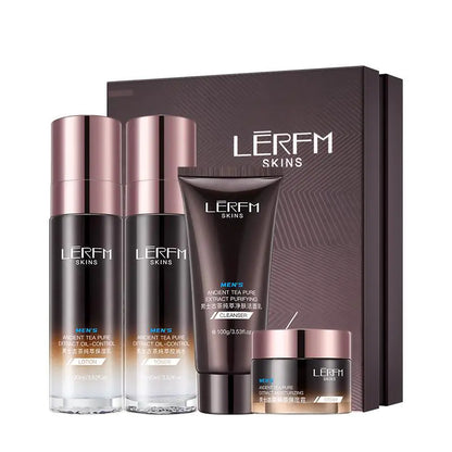 Lunifang Men's Skincare Set - 3-Step Hydration & Oil Control System