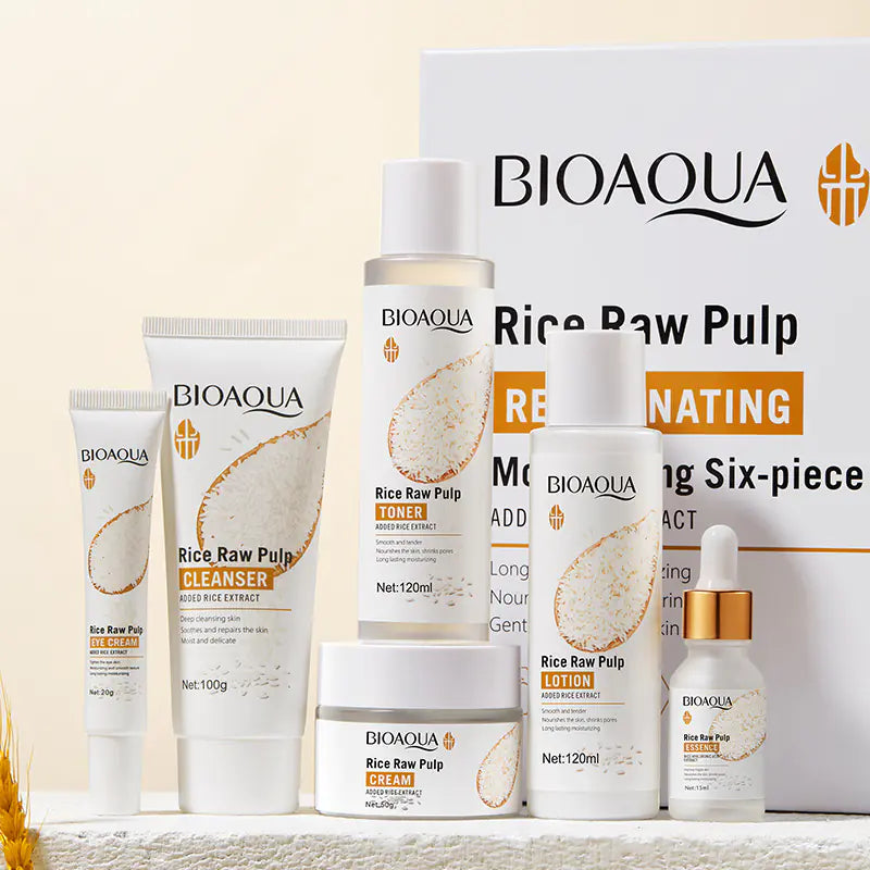 BIOAQUA Radiant Skin Hydration Set - 6-Piece Complete Skincare Collection