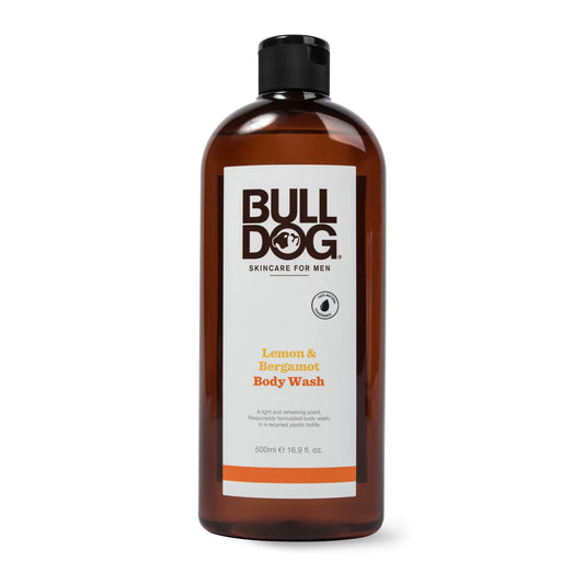 BULLDOG Citrus Burst Men's Body Wash - Energizing Natural Cleanser 500ml
