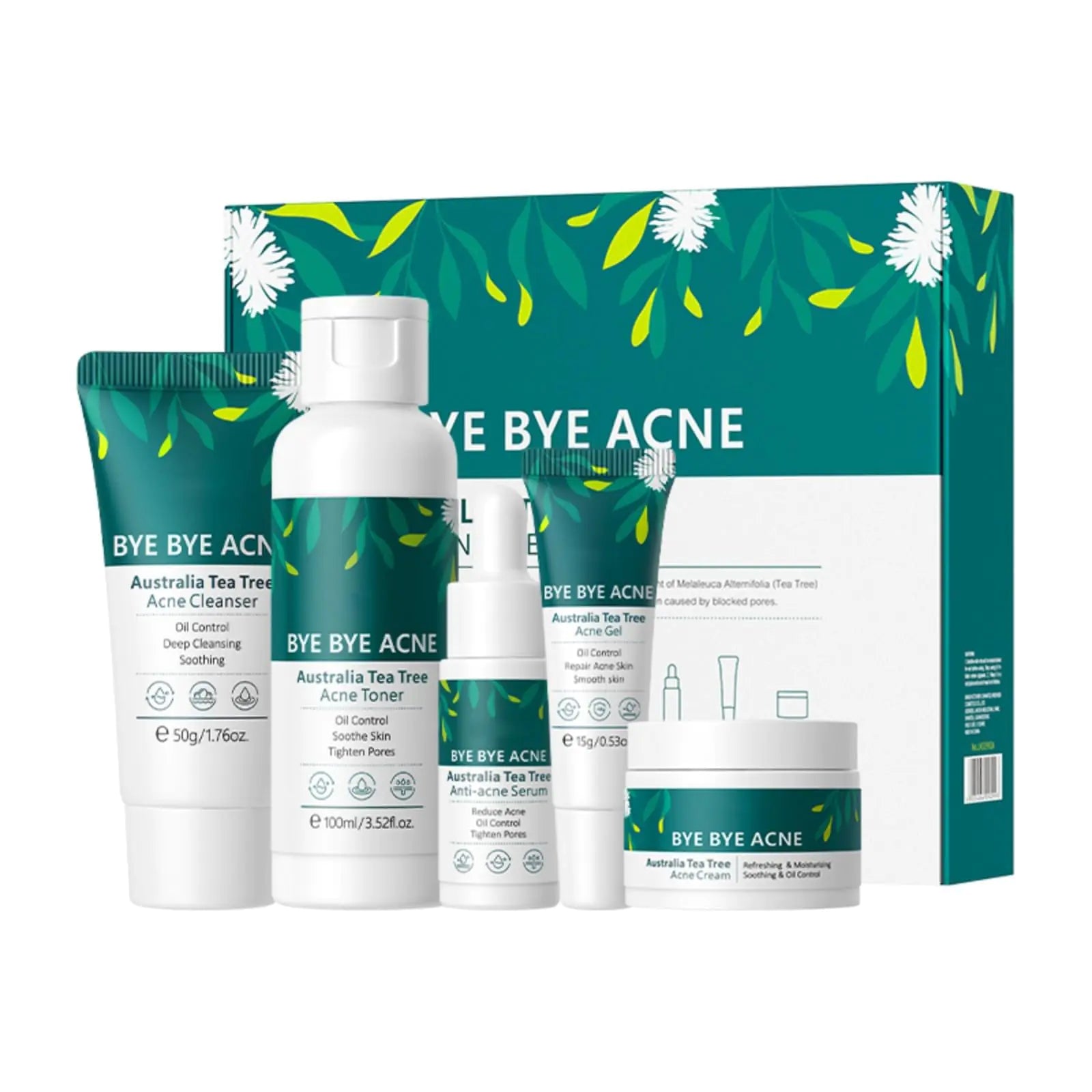 Acne Treatment Set Tea Tree Oil Clear Skin Kit