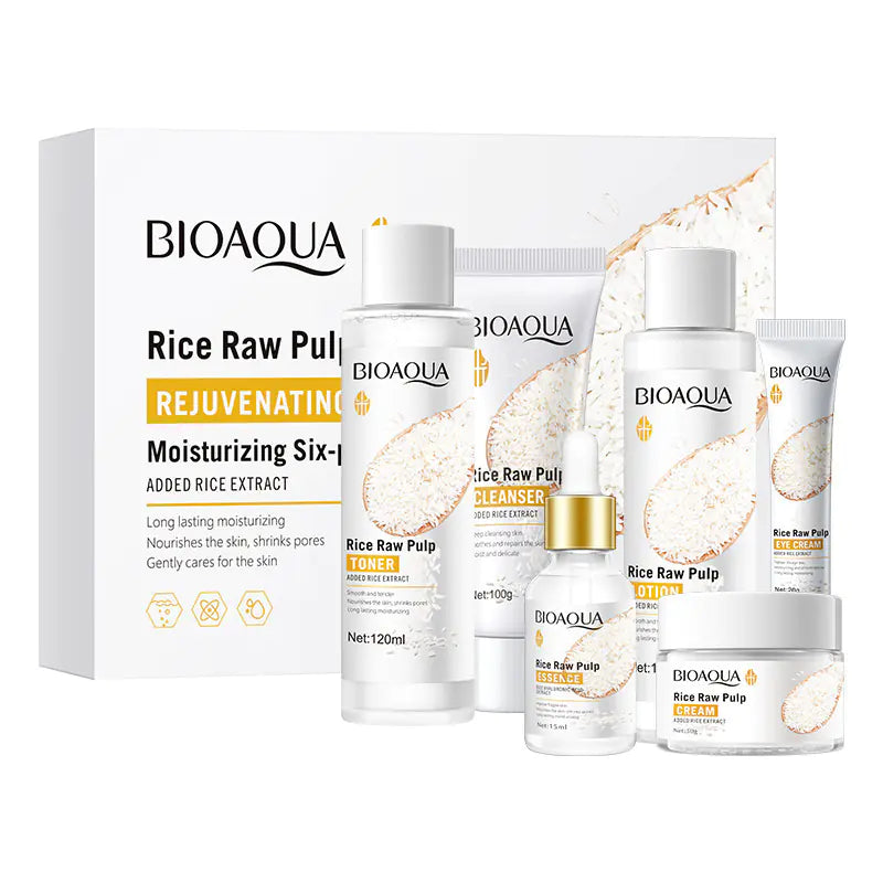 BIOAQUA Radiant Skin Hydration Set - 6-Piece Complete Skincare Collection