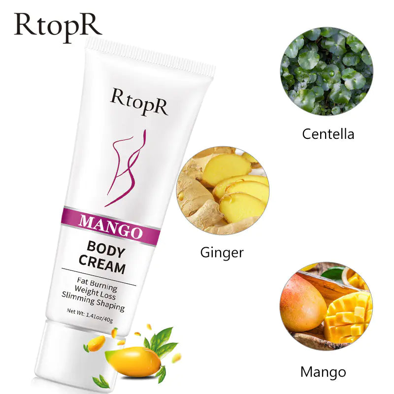 RtopR Mango Body Cream - Hydrating & Firming Tropical Moisturizer 40g